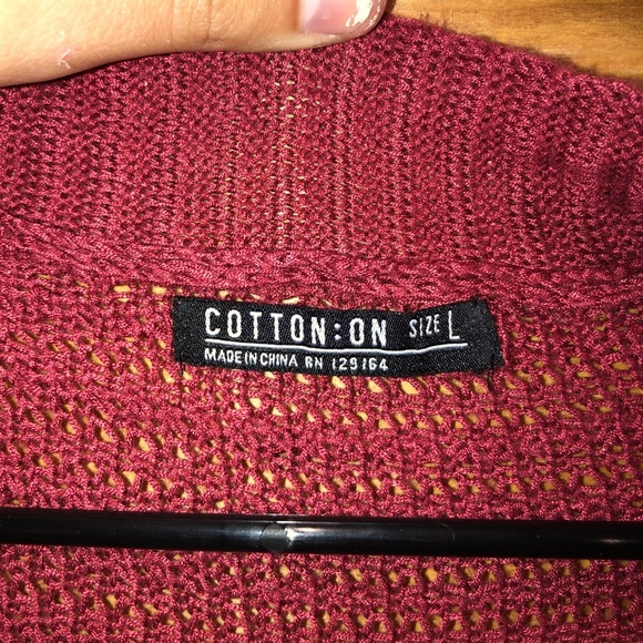 Maroon cardigan - Picture 3 of 3